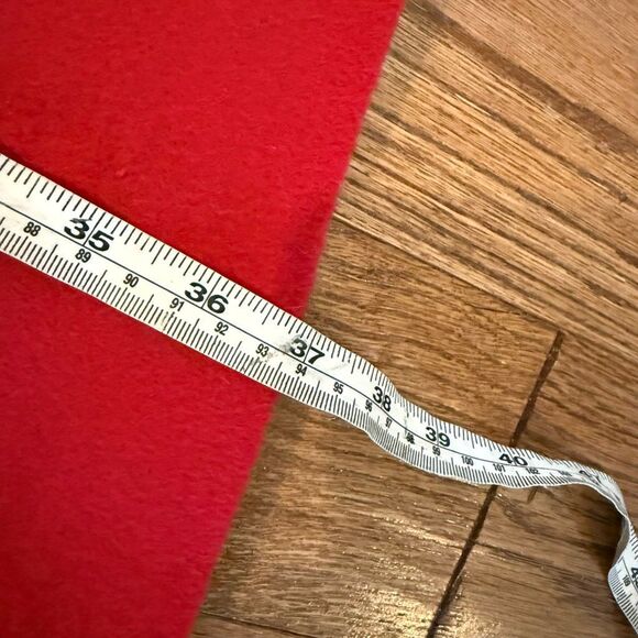 Calvin Klein bold red wool cashmere blend wrap peacoat size 10 - Picture 9 of 15